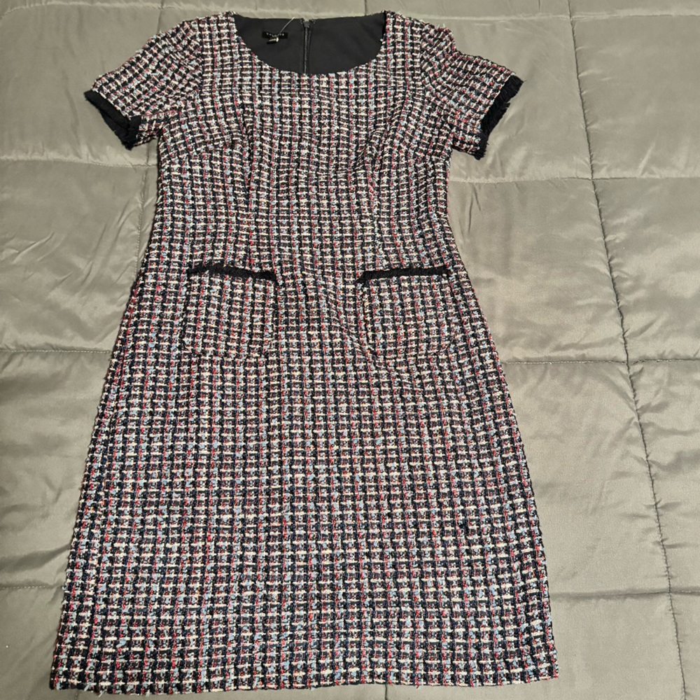 Talbots tweed dress